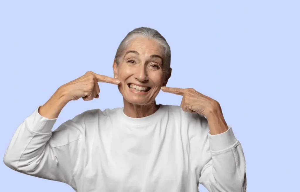 Salud bucal buena para implante candidato a implante