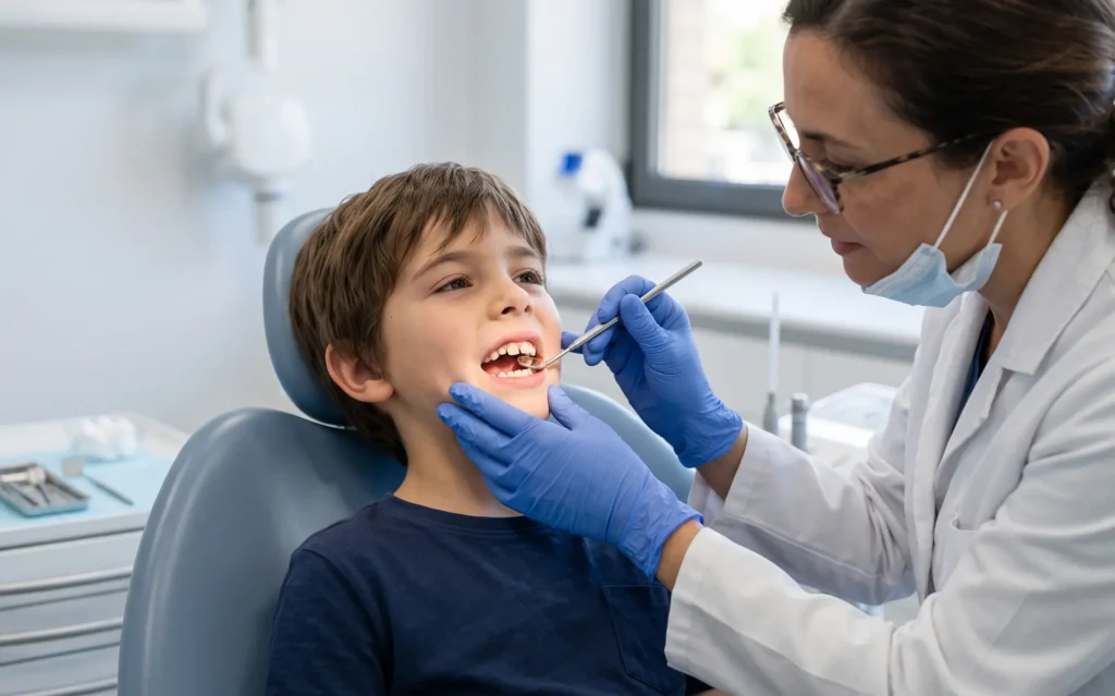 Análisis de ortodoncia interceptiva para evaluar desarrollo dental infantil